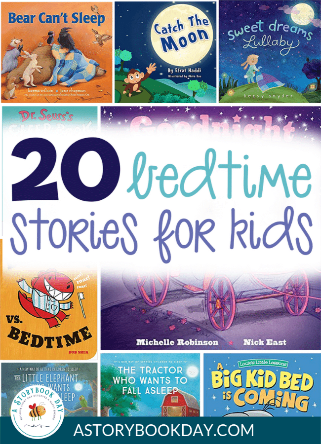 20 Bedtime Stories for Kids @ aStorybookDay.com