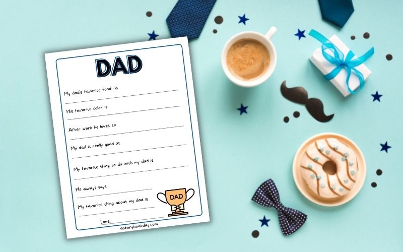 All About My Dad: A Fun Father’s Day Printable