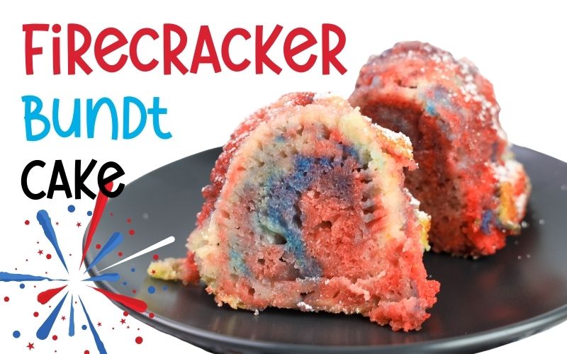 Firecracker Bundt Cake @ AStorybookDay.com