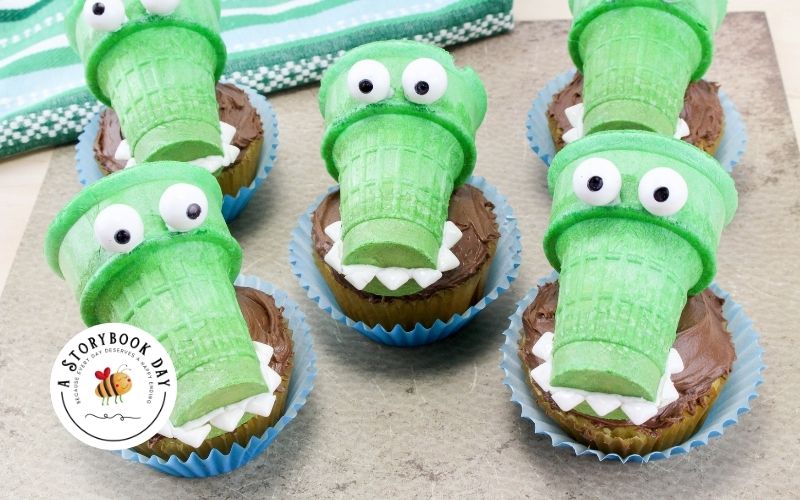 How to Make Alligator Cupcakes Your Kids Will Love!