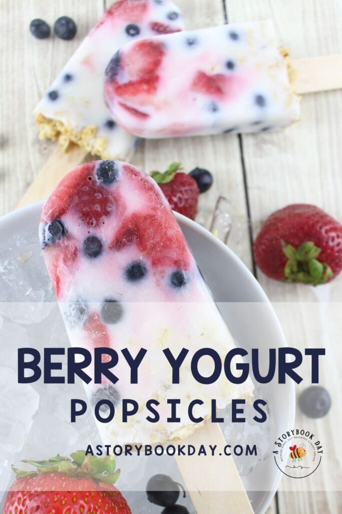 Berry Yogurt Popsicles @ A Storybook Day
