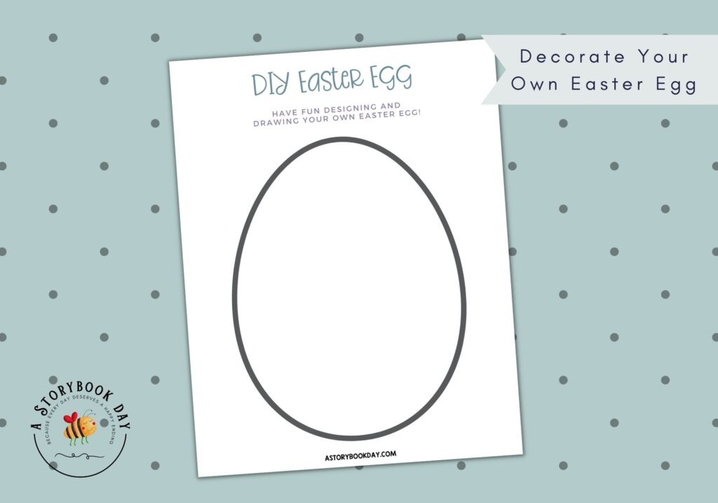 Decorate Your Own Easter Egg @ AStorybookDay.com
