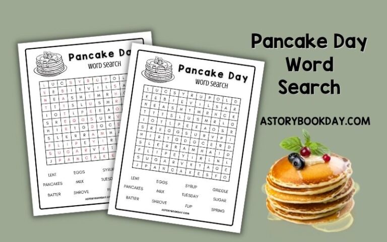 Pancake Day Word Search: A Fun Activity for Kids | Free Printable