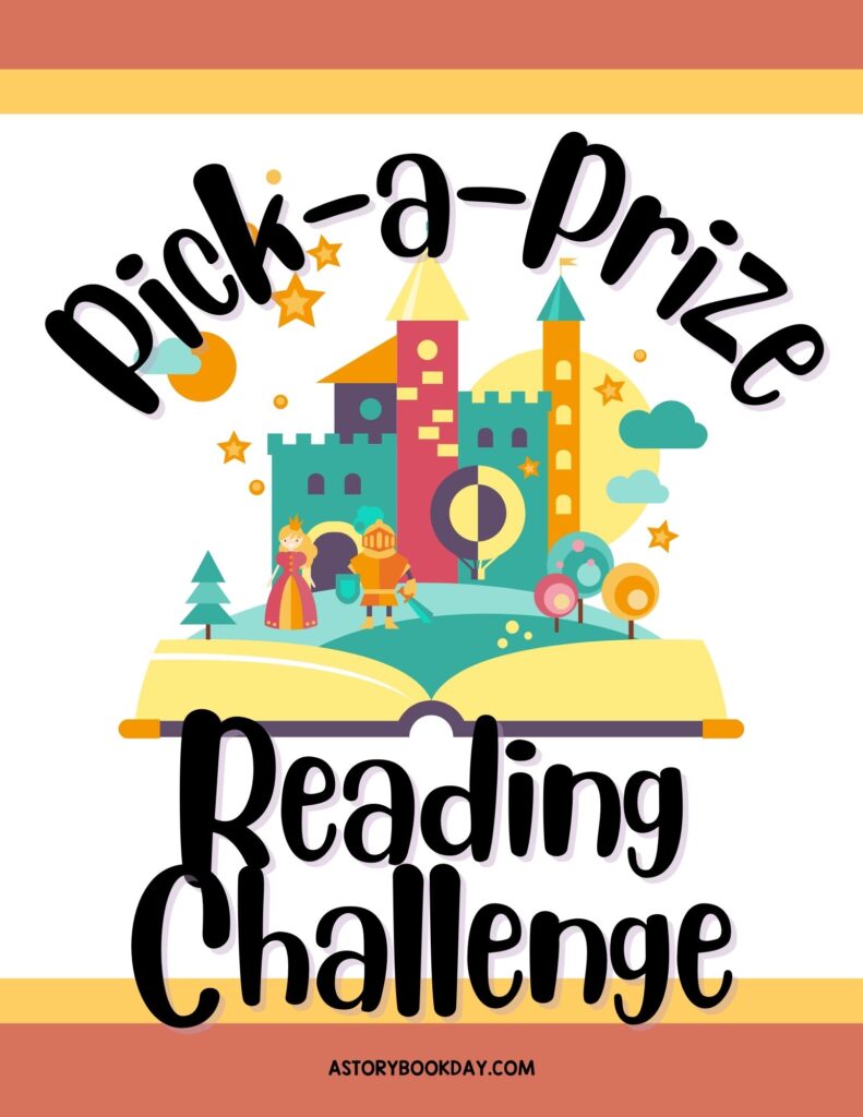 Free Printable Pick-a-Prize Reading Challenge for Kids @ AStorybookDay.com