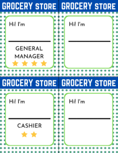 Fun Grocery Store Printables Your Kids will Love!