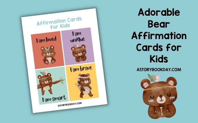 Free Printable: Adorable Bear Affirmation Cards for Kids
