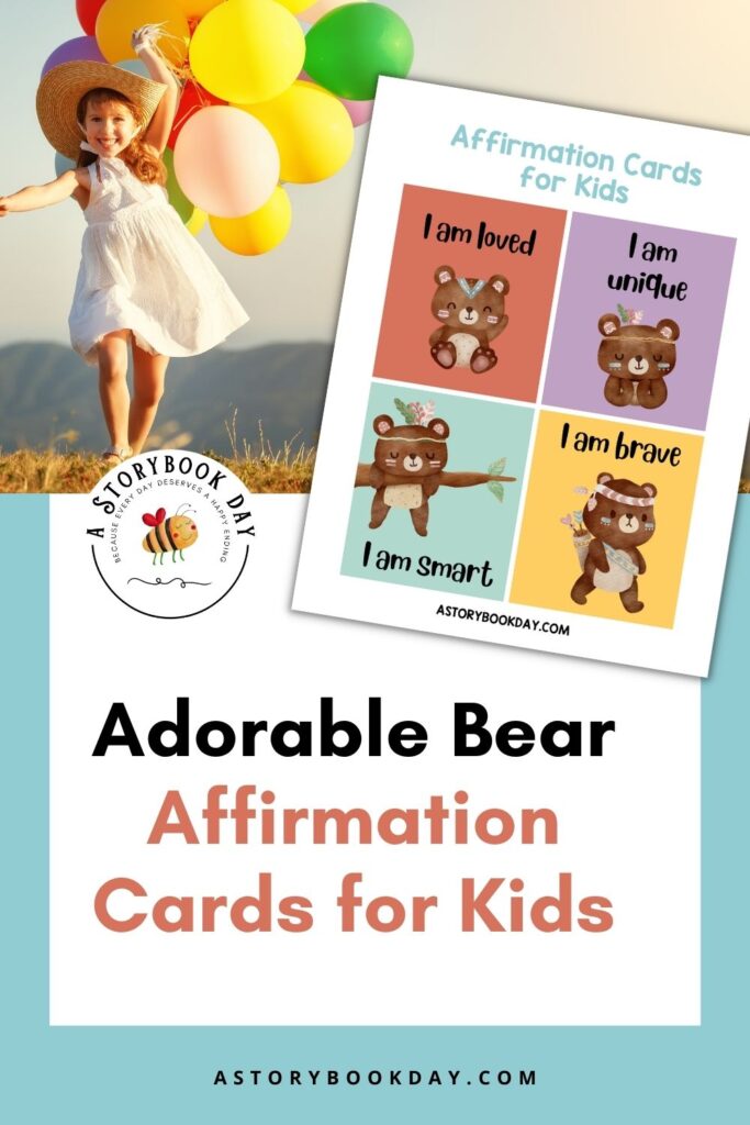 Bear Affirmation Cards for Kids @ AStorybookDay.com