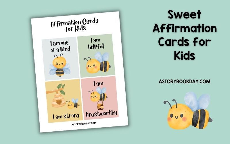Free Printable Affirmation Cards for Kids @ AStorybookDay.com