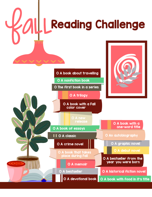 Fall Reading Challenge for Moms and Kids @ AStorybookDay.com