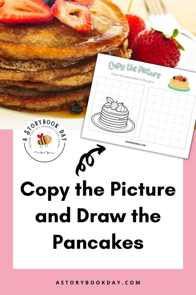 Copy the Picture and Draw Pancakes @ AStorybookDay.com
