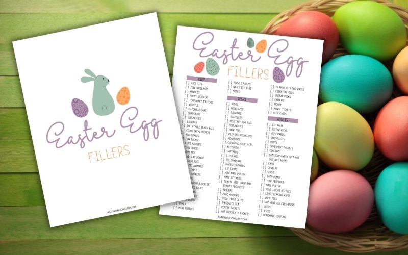 Easter Egg Filler Ideas for Kids and Adults @ AStorybookDay.com