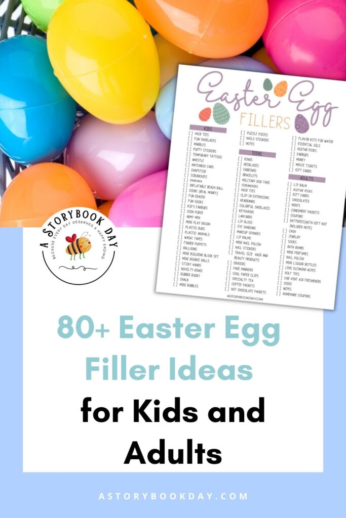 Easter Egg Filler Ideas for Kids and Adults @ AStorybookDay.com