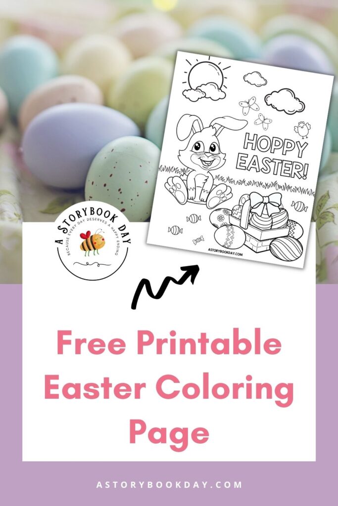 Free Printable Easter Coloring Page @ AStorybookDay.com