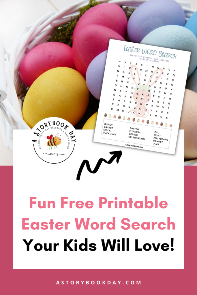 Free Printable Easter Word Search Puzzle for Kids @ AStorybookDay.com