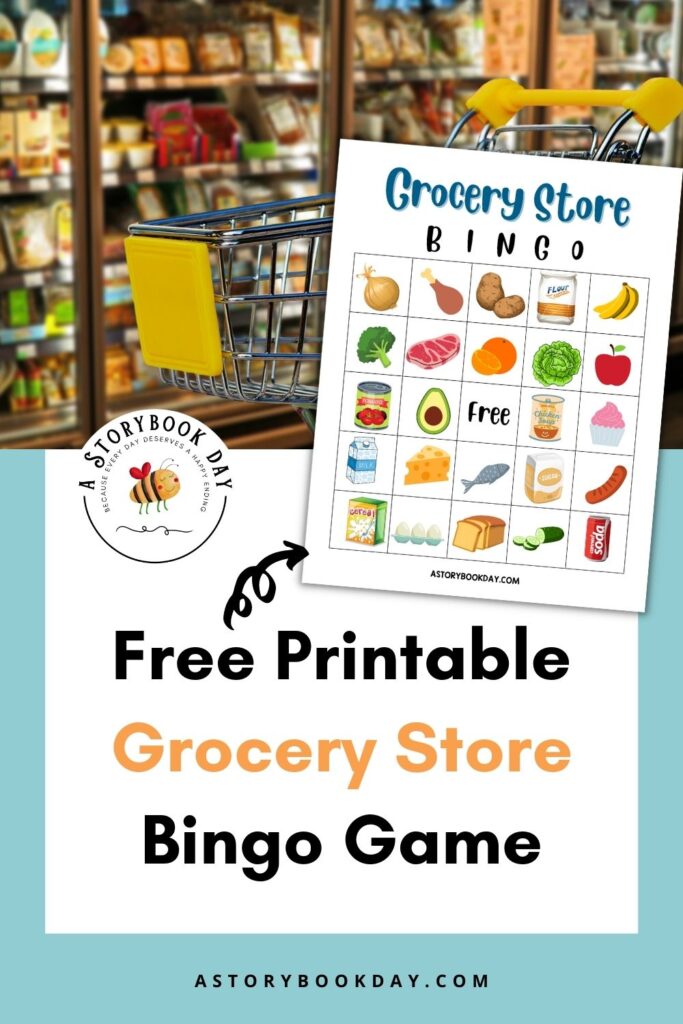 Free Printable Grocery Store Bingo Game @ AStorybookDay.com