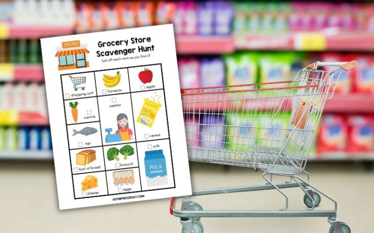 Have Fun with this Free Printable Grocery Store Scavenger Hunt for Kids
