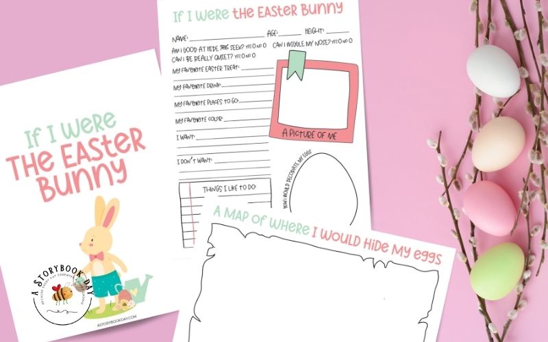If I Were the Easter Bunny Activity for Kids @ AStorybookDay.com