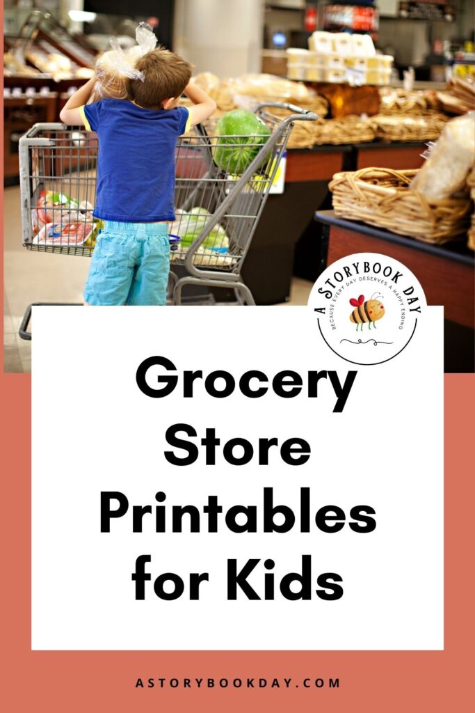Lots of Free Grocery Store Printables for Kids @ AStorybookDay.com