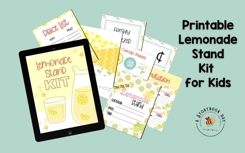 Free Printable Lemonade Stand Kit for Kids @ AStorybookDay.com