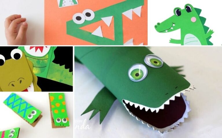 5 Fun and Easy Alligator Craft Ideas to Use With Your Preschooler