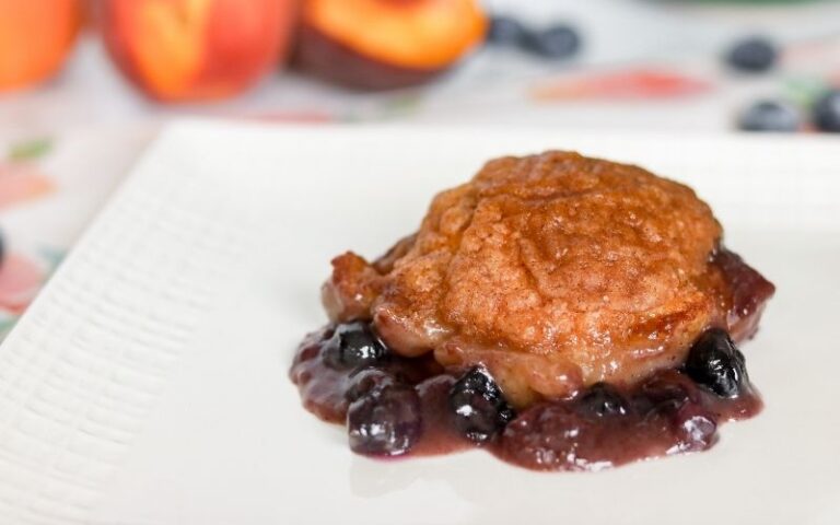 Blueberry Peach Dumplings @ AStorybookDay.com