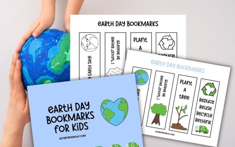 Celebrate Earth Day with these Free Printable Bookmarks for Kids!