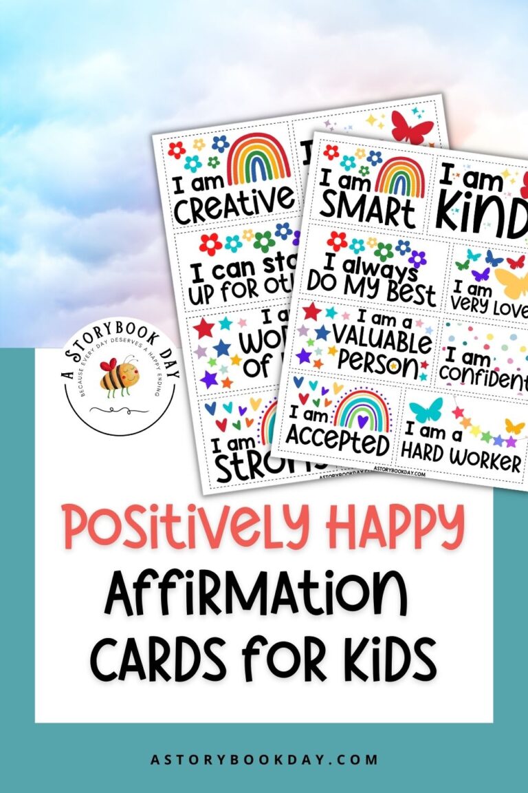 Happy Affirmation Cards for Kids to Boost Their Self Esteem