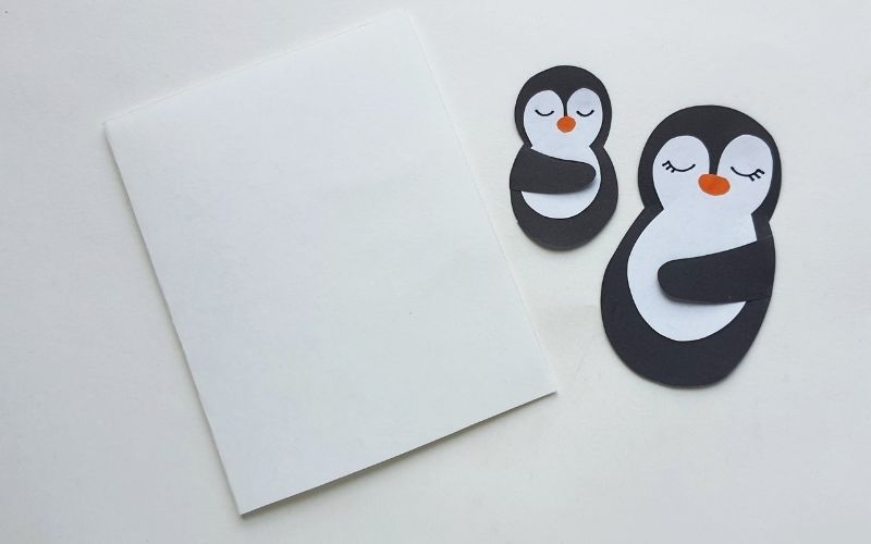 Sweet Handmade Penguin Card for Mother's Day @ AStorybookDay.com