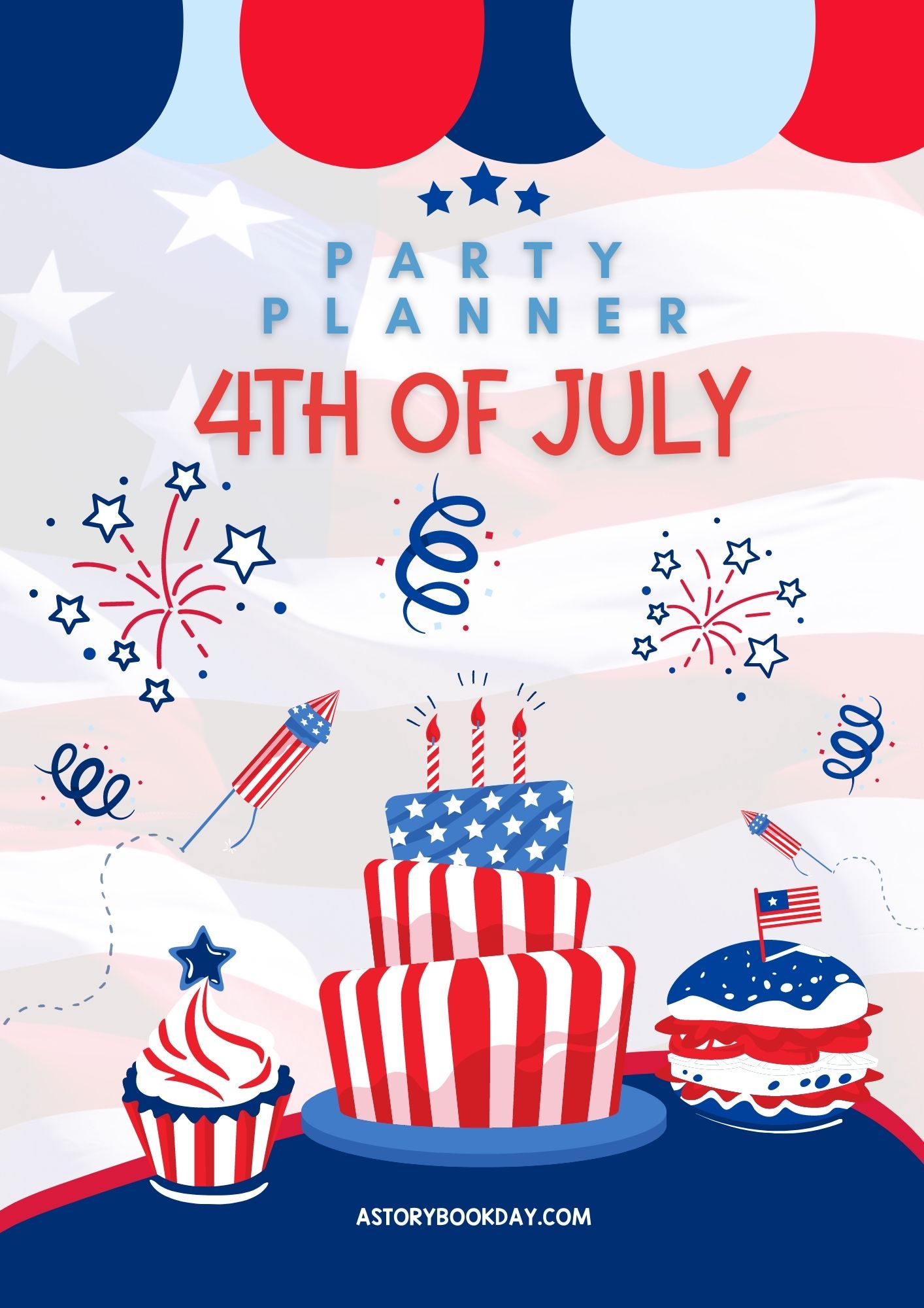 4th of July Party Planner: Free Printable - A Storybook Day