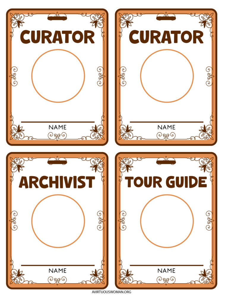 A Fun Free Printable Dinosaur Museum for Pretend Play: Kids Will Love It!