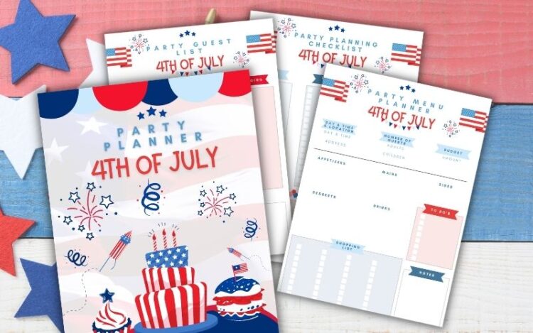4th of July Party Planner: Free Printable - A Storybook Day