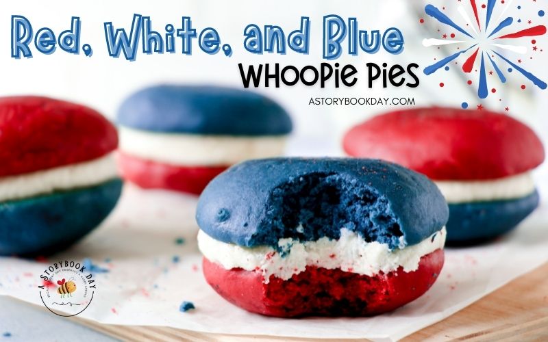 4th of July Whoopie Pies: Red, White, and Blue Whoopie Pies
