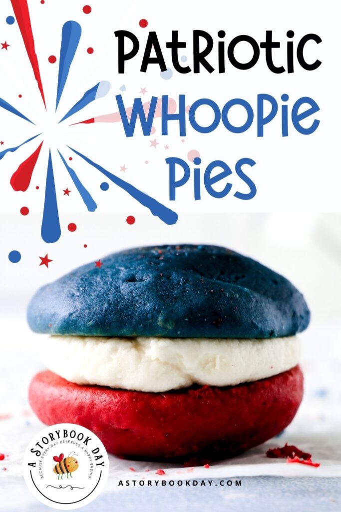 Patriotic Whoopie Pies @ AStorybookDay.com