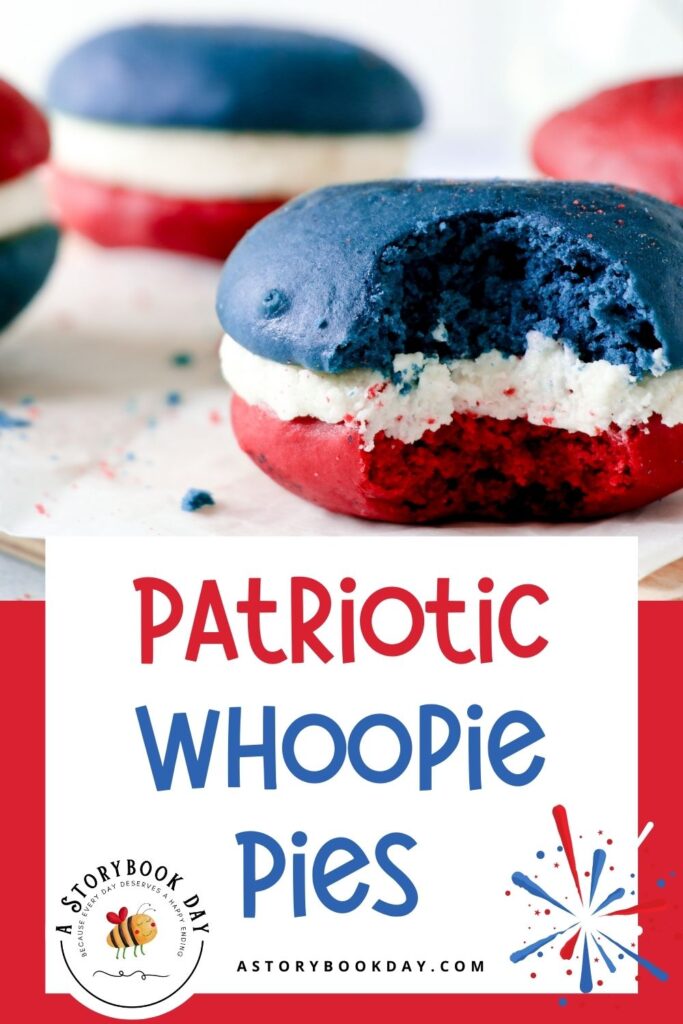 Patriotic Whoopie Pies @ AStorybookDay.com