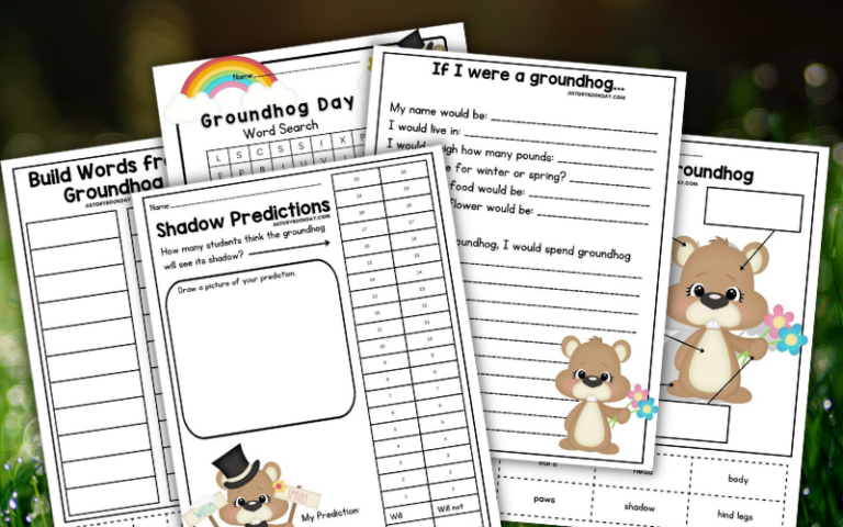 10 Free Printable Groundhog Day Activities for Kids