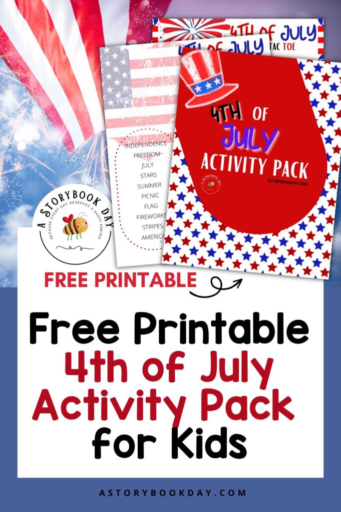 free Printable 4th of July Activity Pack for Kids @ AStorybookDay.com