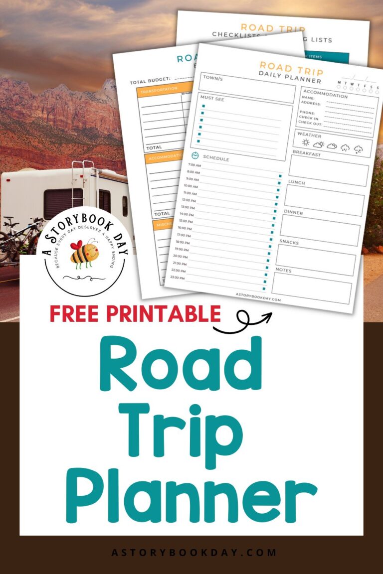 Plan Your Next Adventure with a Free Printable Road Trip Planner