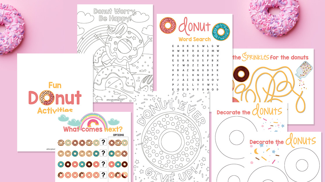 Free Printable Donut Activity Sheets for Kids