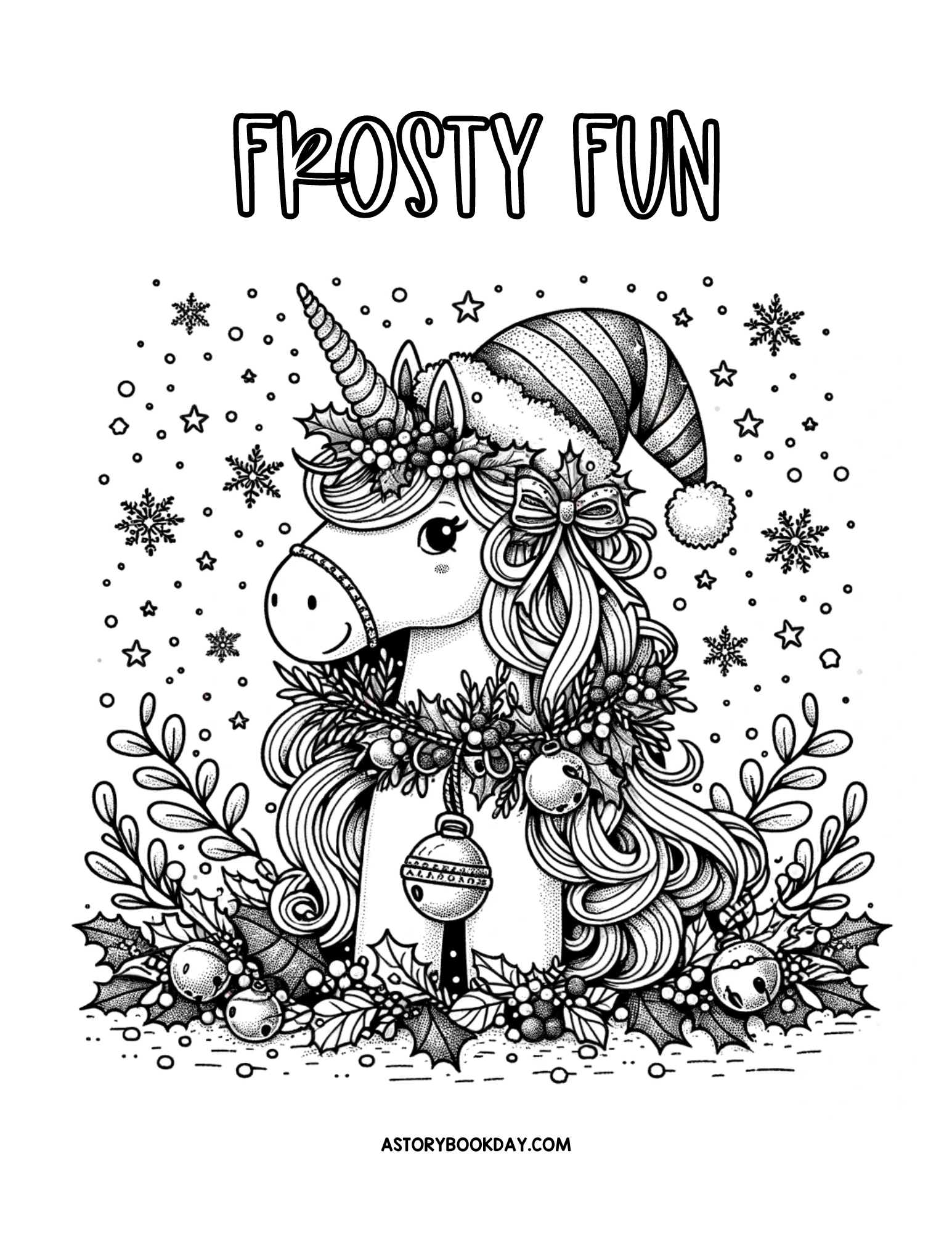 Frosty Fun Unicorn - A Storybook Day
