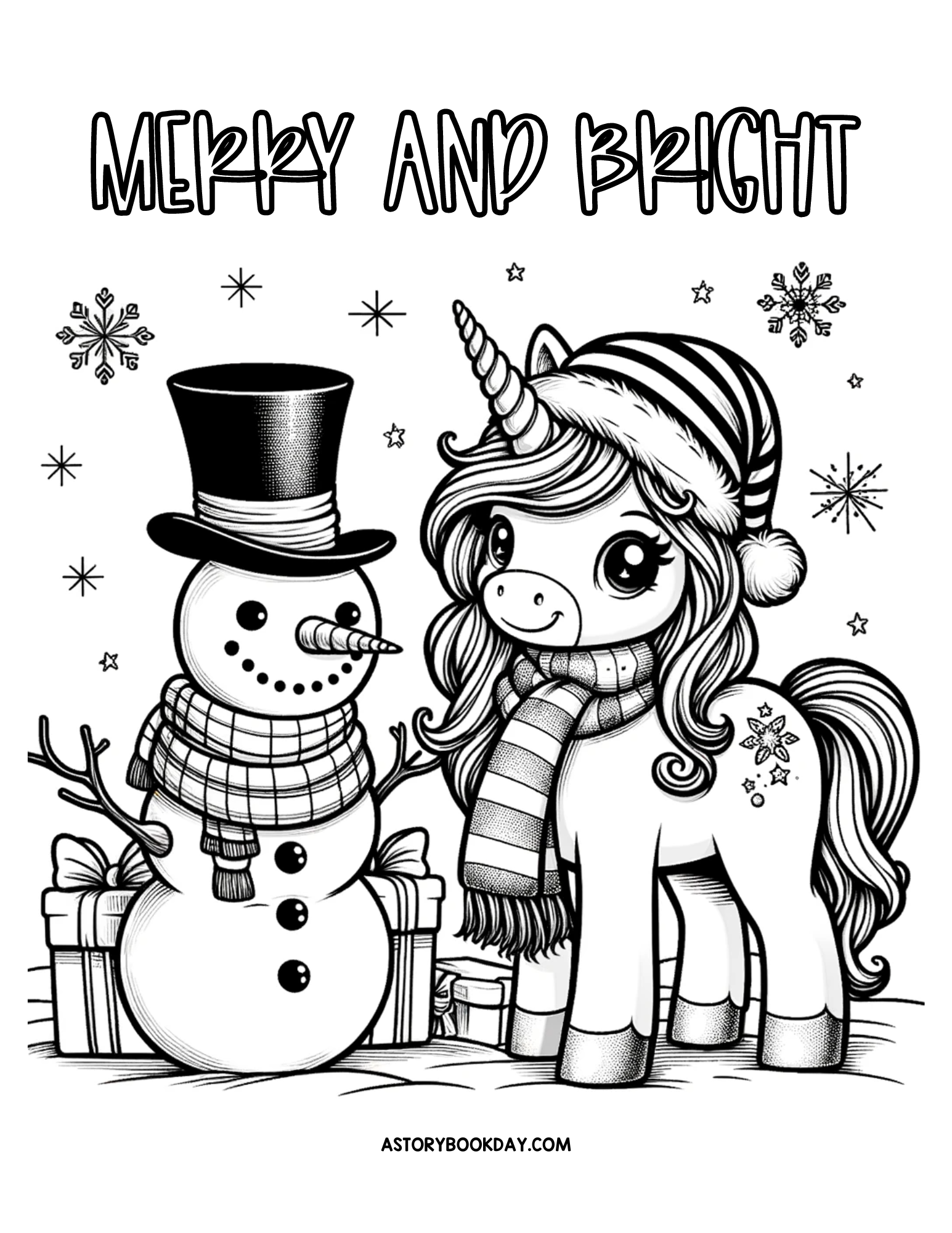 Merry and Bright Unicorn - A Storybook Day