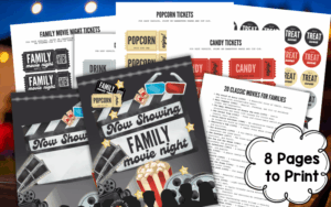20 Classic Movies for Family Movie Night + Free Printable - A Storybook Day