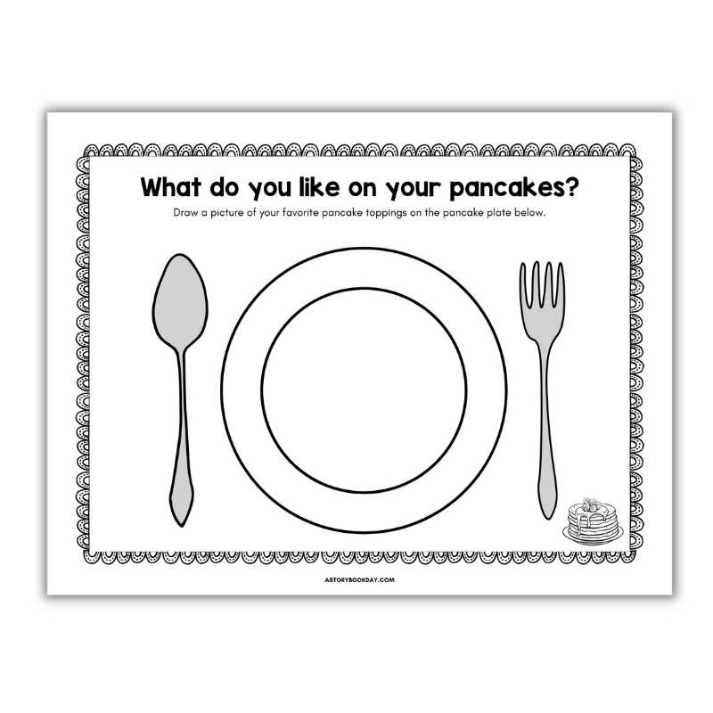What do you like on your pancakes? @ AStorybookDay.com